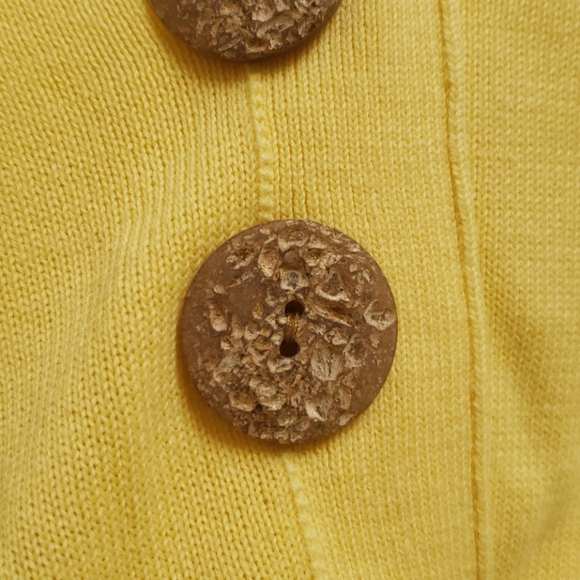 J Jill Yellow NWT Sweater Size M - Picture 8 of 9